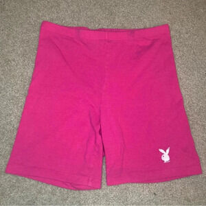 Playboy X Pacsun Hot Pink Biker Shorts Size Small